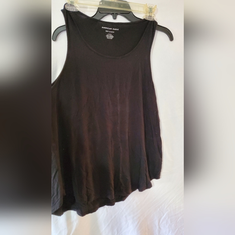 American Eagle Black Soft Tank Top